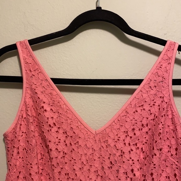 Ann Taylor | Pink Floral Sleeveless Midi Dress | NWT - Picture 8 of 9